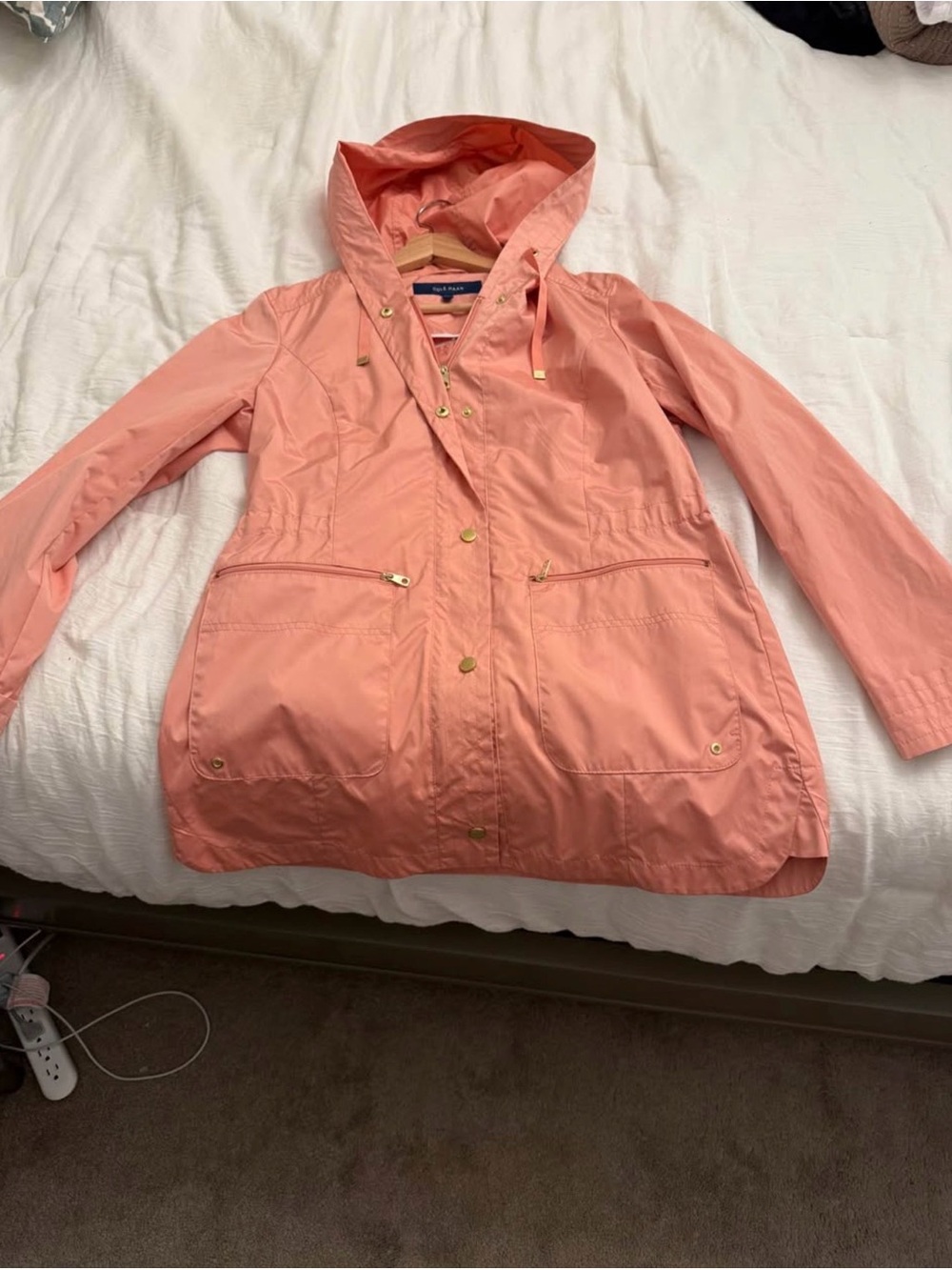 Cole Haan Coral Hooded Jacket